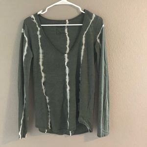 Free People We The Free Tie Dye Long Sleeve Size S